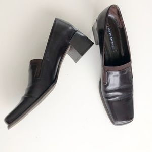 Sesto Meucci Brown Leather Oxford Loafer SZ 8.5 N